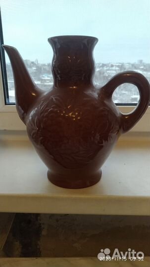 Глиняный кувшин СССР большой