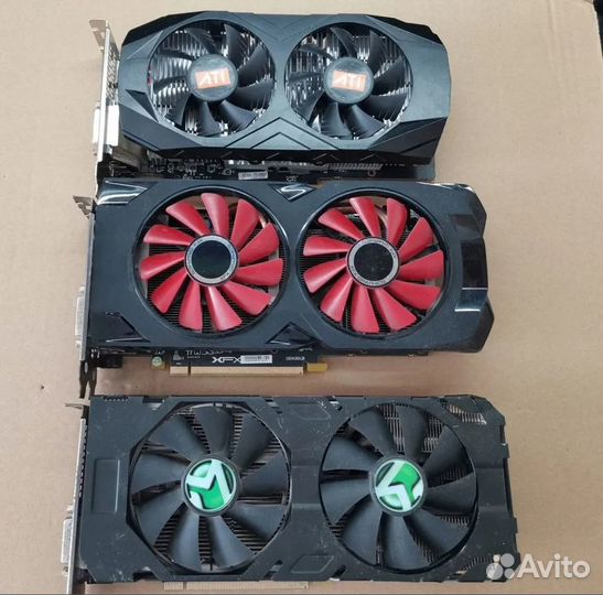 Rx580 8 /4 gb 2048sp Гарантия