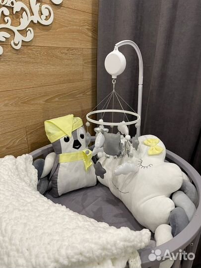 Матрас для круглой кроватки