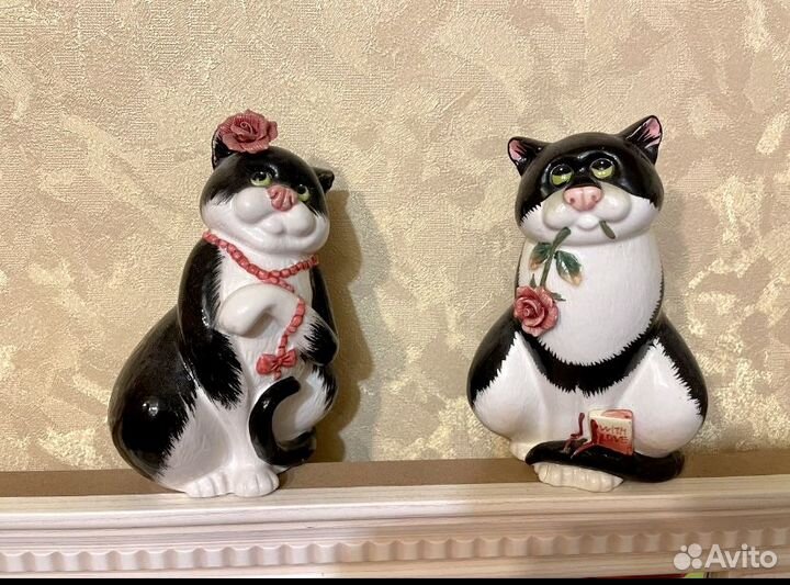 Статуэтка парная коты