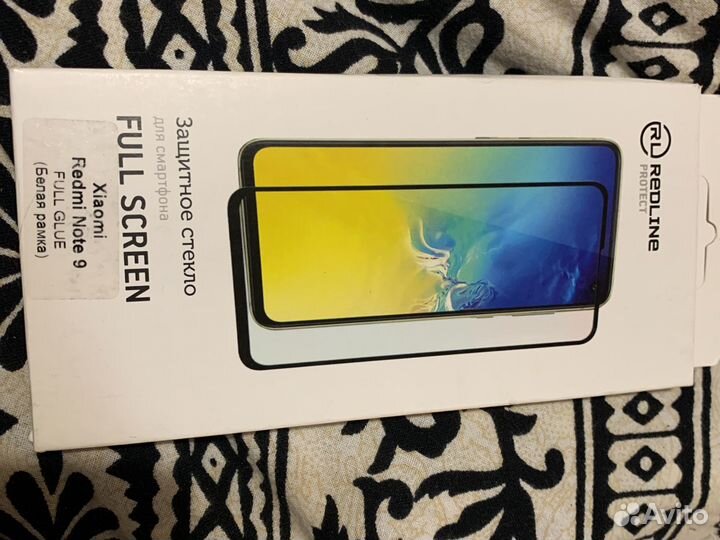 Защитное стекло xiaomi redmi note 9