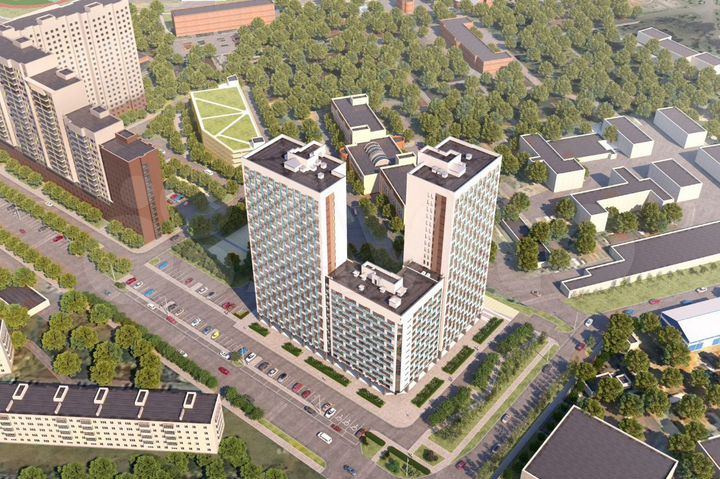 1-к. квартира, 41,6 м², 21/25 эт.