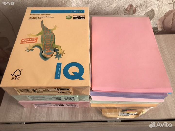 Бумага А4 цветная. 80гр. IQ Color, Mondi. Австрия