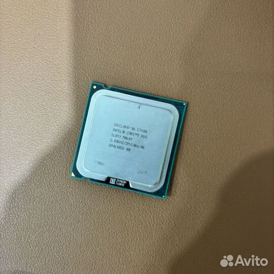 Процессор Intel E7400 и E5200