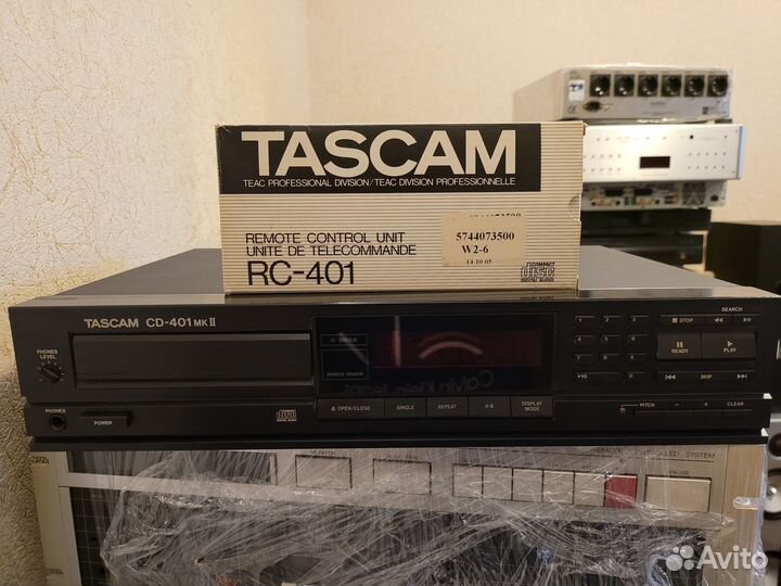 Tascam cd 401 mk2 + пульт оригинал