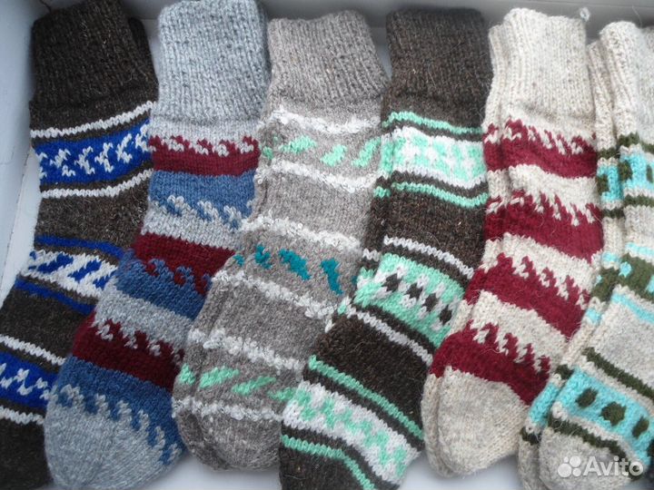 Вязанные носки