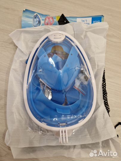 Новая маска для снорклинга L/XL