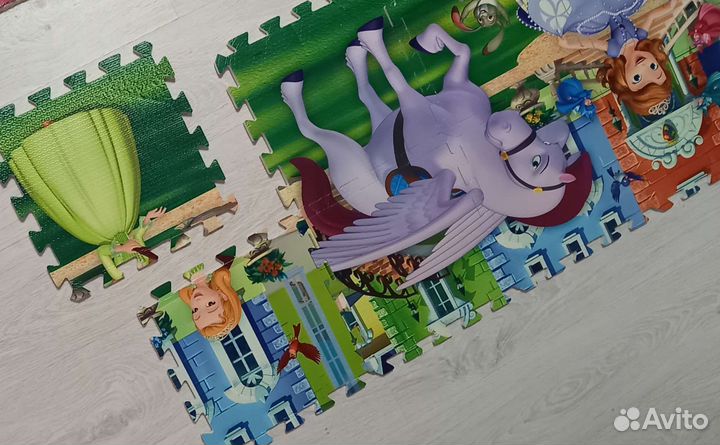 Мягкий коврик пазл