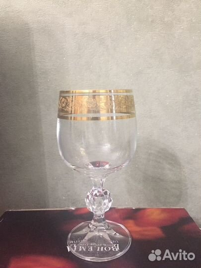 Новые чешские бокалы Богемия