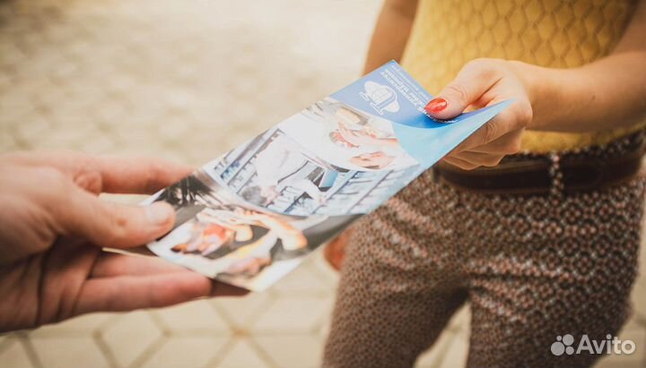 Визитки, листовки, буклеты