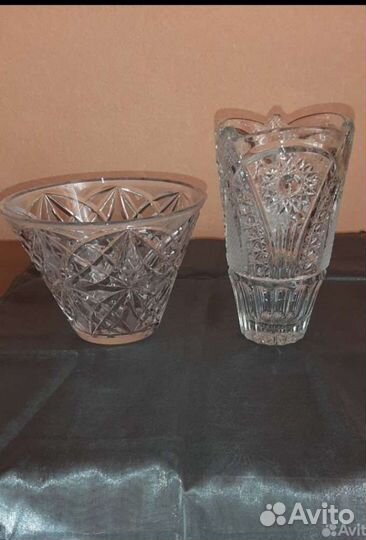 Ваза хрустальная для цветов и фруктов