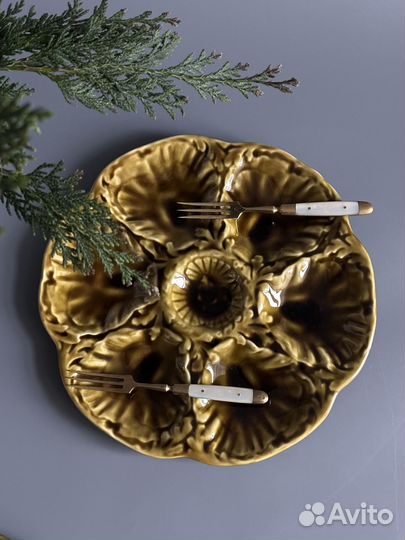 Боюдо для устриц Gien винтаж франция