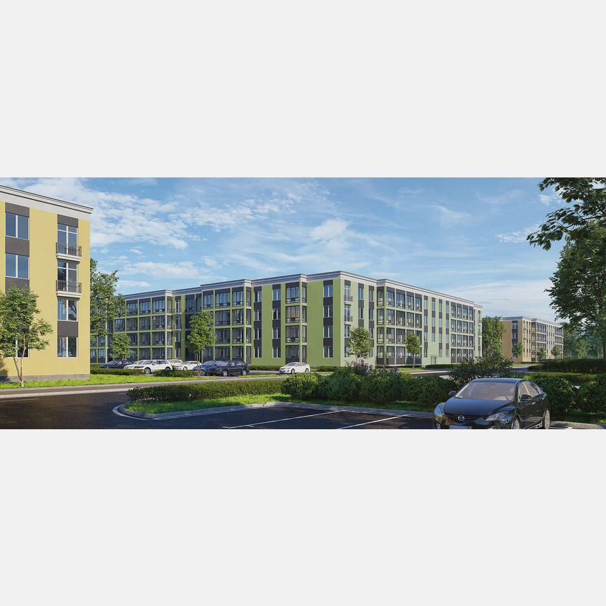 1-к. квартира, 40,8 м², 2/4 эт.
