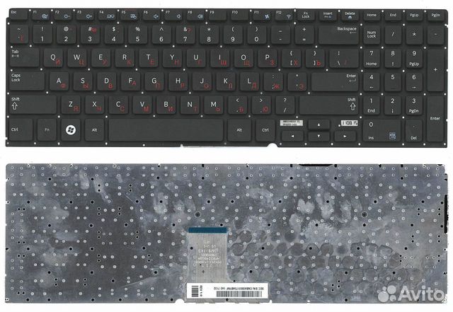 Клавиатура для ноутбука Samsung 700Z5A черная p/n