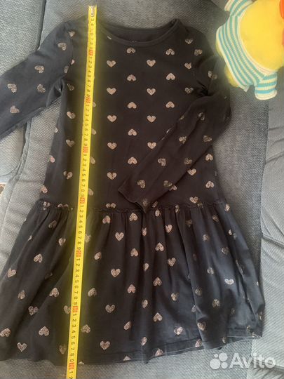 Платье H&M для девочки 6-7 лет хлопок