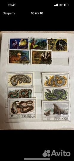 Альбом с марками СССР