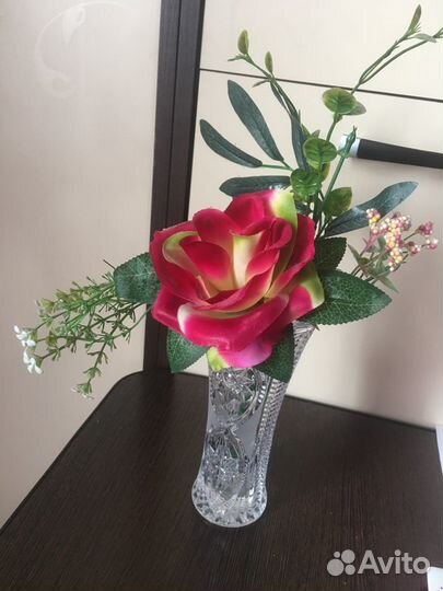 Ваза хрустальная