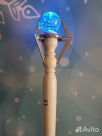 Посох Деда Мороза разборный с подстветкой