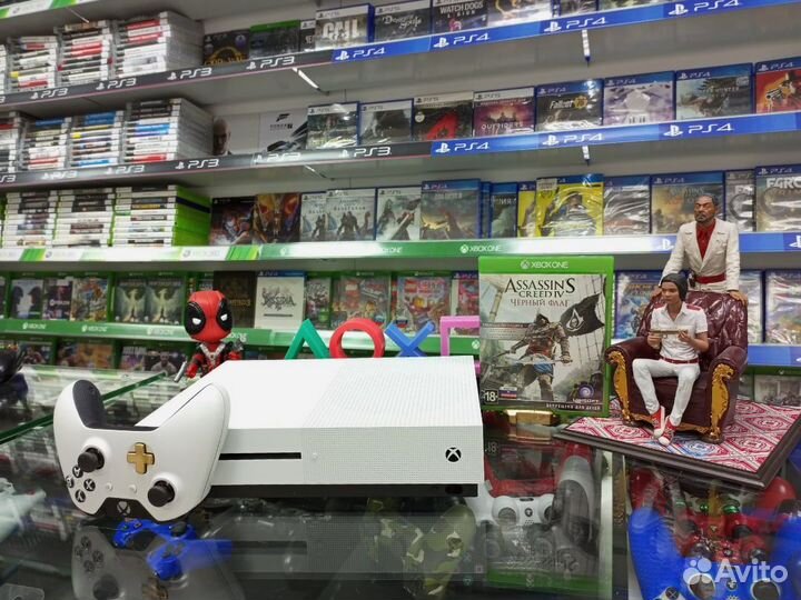 Xbox one S + Assassins creed Black Flag - обмен