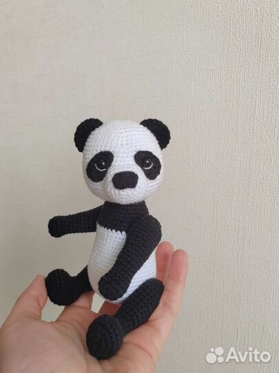 Вязаная панда