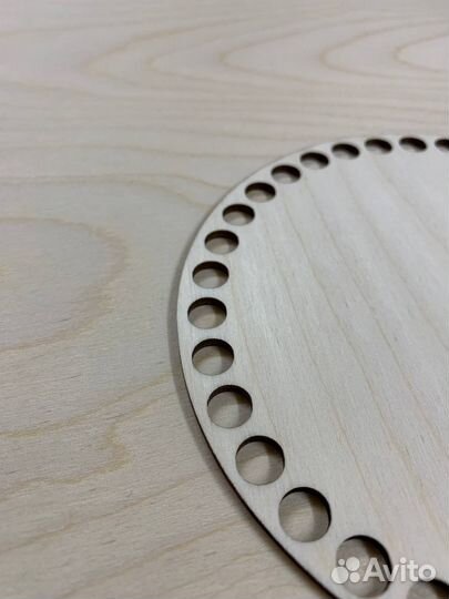 Донышки для вязания корзин шлифованные 15см