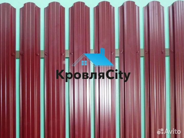 Металлический штакетник для забора