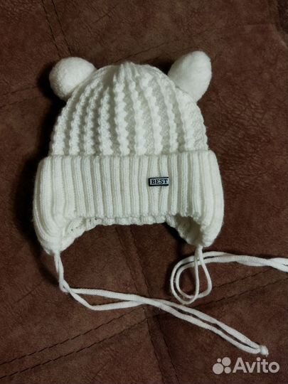 Шапки детские, разные (до 6-7 мес. )