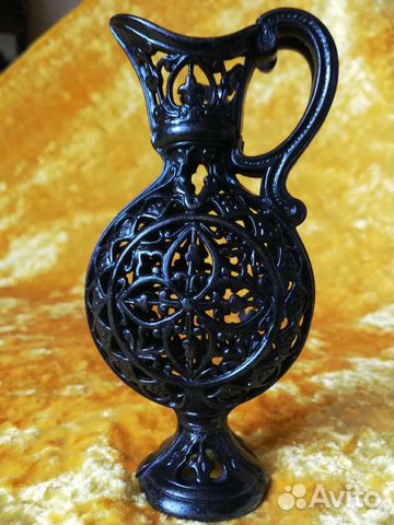 Ваза кувшинчик ажурный. Чугун царизм