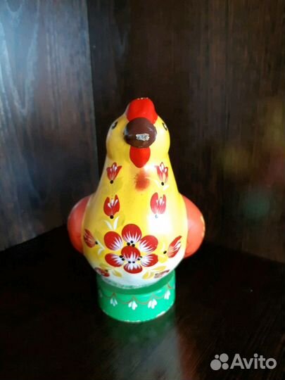 Сувенир Курица папье маше