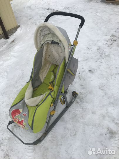 Коляска санки Ника детям 6