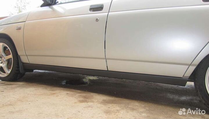 Накладки на пороги наружние стандарт,2110-2112