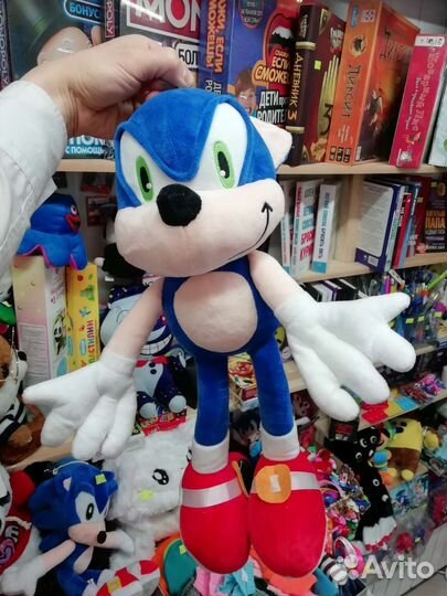 Мягкая игрушка Соник купить 40 см