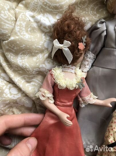 Фарфоровые куклы дамы эпохи