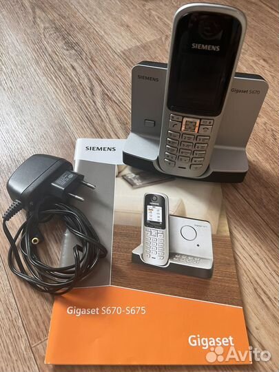 Siemens gigaset S670 стационарный трубка