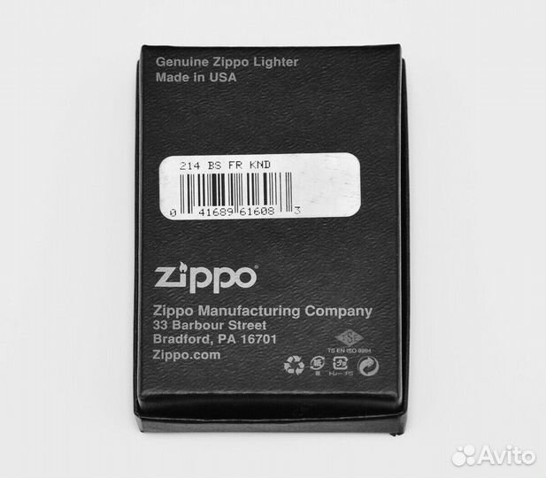 Зажигалка Zippo 214 FR KND Оригинал Новая