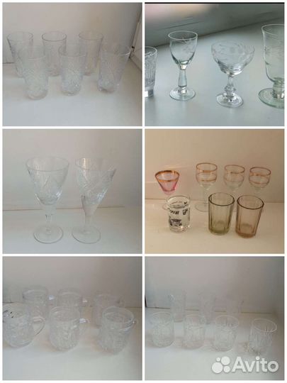 Рюмки фужеры советские