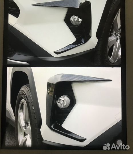 Наладки на бампер тойота рав-4,50кузов