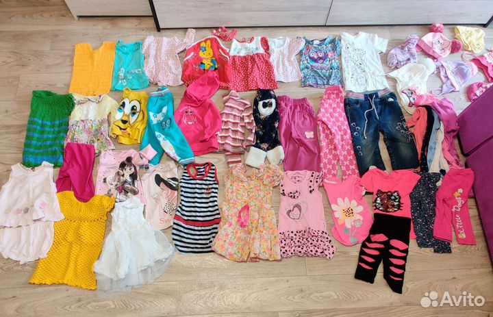Пакет одежды для девочки 92-110