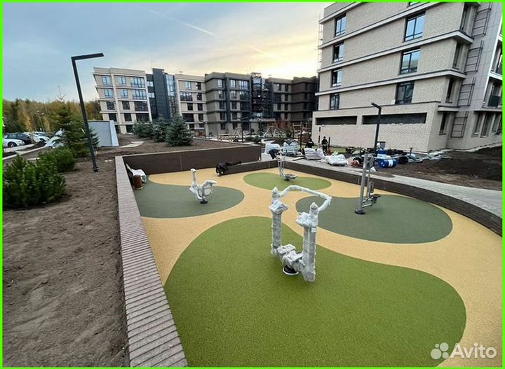 Бесшовное резиновое покрытие