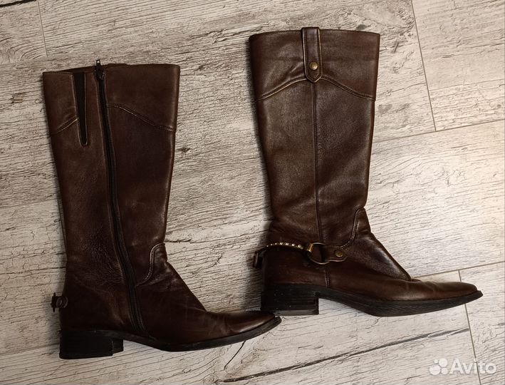 Сапоги женские натуральная кожа 41 размер