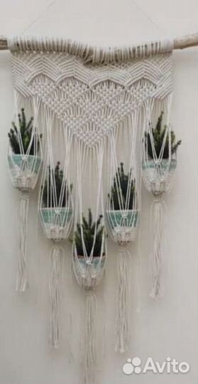 Макраме подвесы для кашпо