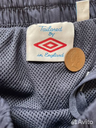 Винтажные штаны сборной Англии Umbro