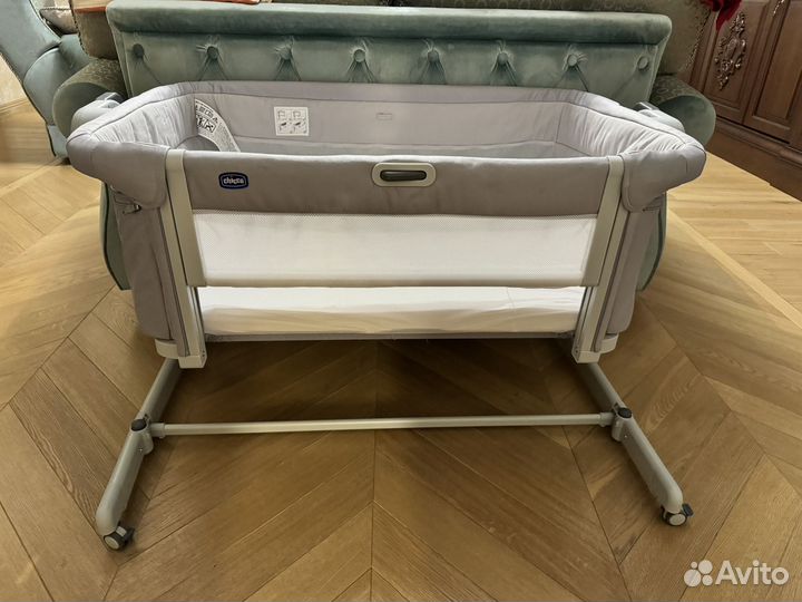 Кроватка люлька chicco next2ME magic beige