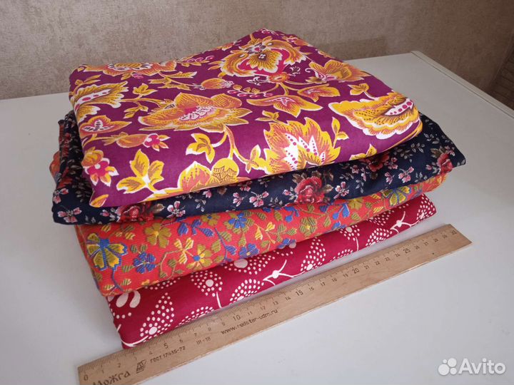 Отрез ткани хлопок СССР