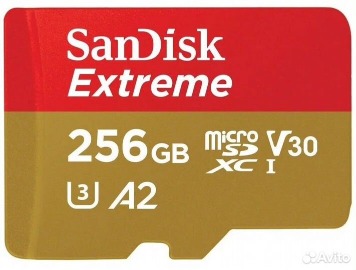 SanDisk microSD 256Gb Extreme UHS-I A2 V30