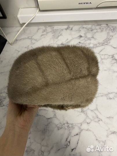 Шапка норковая женская бу 54/55