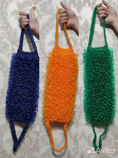 Мочалка ручной работы