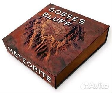 Монета Метеоритный кратер Госсес Блафф Ниуэ 2017г