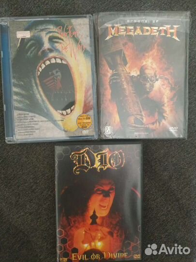 Dvd диски музыка рок