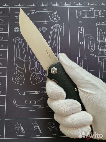 Складной нож Nimo knives & Fat dragon R9